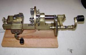Watchmakers Jewelers Lathe Antique Hand Operated