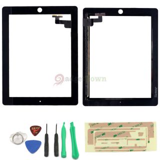   Glass Digitizer Replacement+ Adhesive Glue Tape 3M for Apple iPad 2