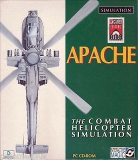 APACHE The Combat Helicopter Simulation DOS Win CD NEW