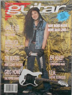 Guitar For Pract. Musician Magazine June 1989 Jake E. Lee