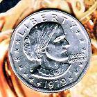   1979 P Wide Rim Near Date Susan B Anthony Dollar Free S/h & Ins In Usa