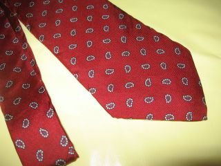 Mens New Red Silk Tie Necktie ANTHONY FOX ~FREE US SHIP (4192)