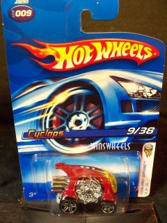 hot wheels 2006 FE #9  1 CYCLOPS BURG 06C BLUE STRIPE