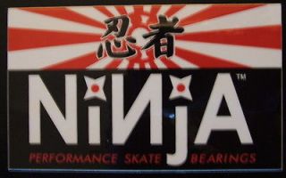 Ninja Skateboard Bearings Sticker Throwing Stars Sunbeams