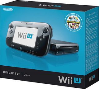 Nintendo Wii U 32GB Deluxe console WiiU Includes Marioland. Fast 