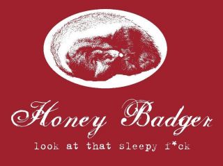 Honey Badger LOOK AT THAT SLEEPY F*CK T Shirt youtube Glee cotton tee