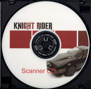 Knight Rider KITT Original Front Scanner Sound  CD