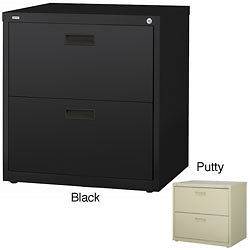   Lateral File/Storage Cabinet, 30 in. Wide, 2 Drawer,Black​, HL1000