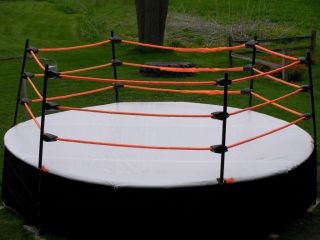   Turn A Trampoline Into A Full Size Pro Wrestling Ring   Ring Plan DVD