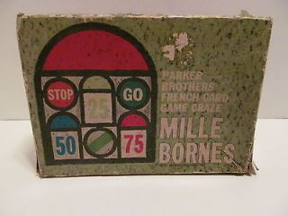 Mille Bornes Parker Brothers French Card Game   1962