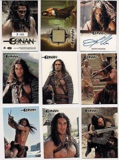   BARBARIAN 3D AUTOGRAPH COSTUME CARD JASON MOMOA SET GAME OF THRONES