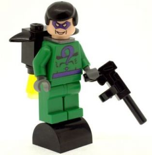  Batman Figure The Riddler with Back Pack & Gun Printed No Decals