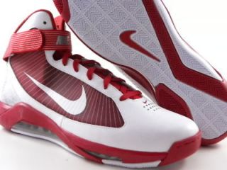Nike Hypermax Air Max White/Red Basketball Men Shoes
