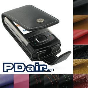 Genuine Leather Flip Case for Nokia 6500s/6500 Slide by PDair