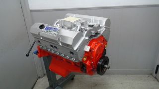 SBC 383 STROKER ENGINE WITH ALUM. HEADS 455 HP NOT DYNO TUNED