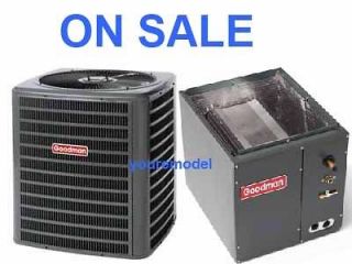GOODMAN 16 SEER 3 TON AC CENTRAL AIR CONDITIONER R410A & Matching Coil 