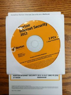 norton internet security 2012 3 user in Antivirus & Security