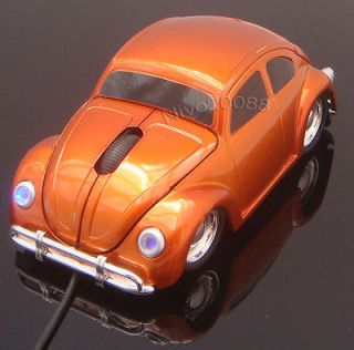 1x 3D USB Optical Beetle Bug Beatles Car Mouse Mice for PC/Laptop 
