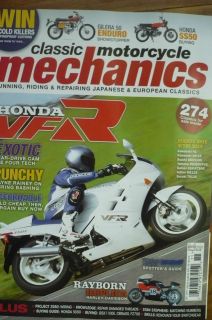CLASSIC MOTORCYCLE MECHANICS 2011 Issue   274 Classics for Sale 