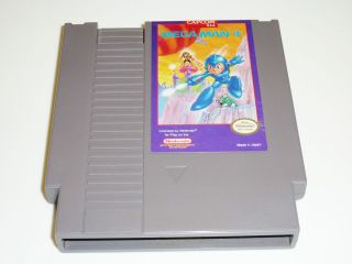   video game cartridge for the original Nintendo NES four megaman IV