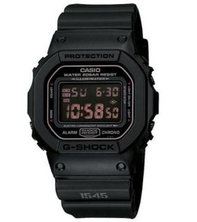 Brand New Casio G Shock Men Wristwatch Black Water Resistant DW5600MS 