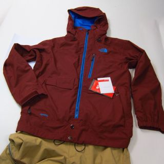 399 North Face Mens Squizzle Hyvent® Ski Suit Medium Manzanita Red 
