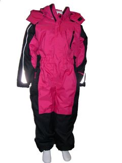   and Toddlers One Piece Snowsuit 2T 3T 4T 4/5 6/6X Ski Coat Jacket Pink