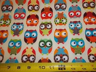 owl fabric in Crafts
