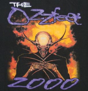 The Ozzfest 2000 Ozzy Osbourne Black Tour T Shirt 2XL Pantera Godsmack 