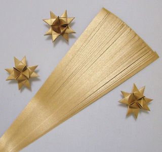 Pearlescent Gold Paper Strips for Moravian (German) Stars 1/2 inch x 