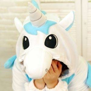 PJB57] SHINEE Animal Pajamas   BLUE UNICORN