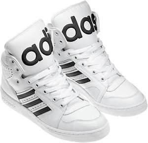 ObyO Original Adidas Jeremy Scott Instinct Hi Top White Athletic 