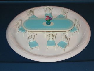 Victorian Playmobil 5339 Wedding Party Banquet Table and Chairs w 