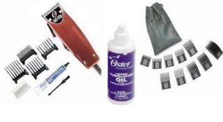 Oster Pro Fast Feed Clipper+4oz blade oil+10 piece comb