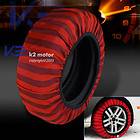 FRONT/REAR 58 ISSE TEXTILE SNOW CHAIN WINTER TIRES CHAINLESS DONUT 