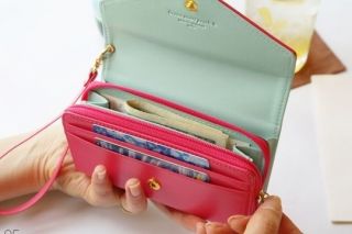Wrist Wallet Pouch Wristlet for Cell Phone iphone Galaxy S