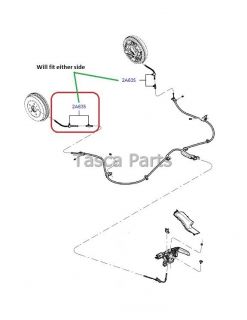 NEW OEM LH OR RH PARKING BRAKE CABLE ASSEMBLY 2012 2013 FORD FOCUS # 