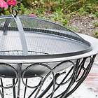   25 Inch Steel Outdoor Fireplace Fire Pit Large Fire Bowl New