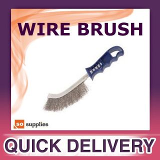   BRUSH HEAVY DUTY WITH PLASTIC HANDLE DIY TOOL RUST PAINT METAL REMOVER