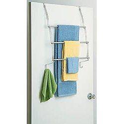 Over The Door Towel Rack   Chrome   by Better Sleep   454CHR/D
