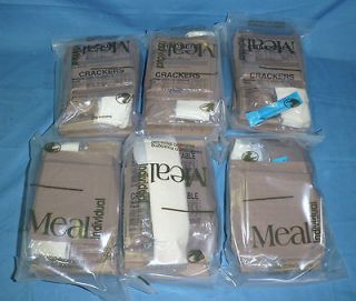   of Meals Ready to Eat w/ SIDES, Sure Pak MRE Camping Military Survival