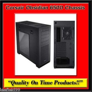   Obsidian 650D Chassis Case Mid Tower Steel CPU PC Desktop Black