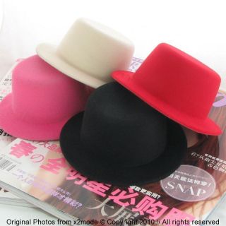 NEW plain DIY BLACK Fascinator Lady mini party top hat