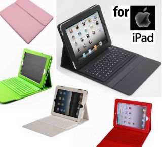   Leather Case Bluetooth Keyboard for Apple iPad 3, iPad 2 , 4 Colors