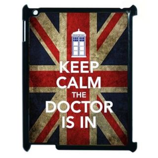   Calm UK GB Blue Police Call Box Tardis Dr Who iPad 2 Hard Case Cover