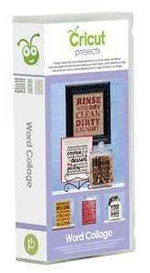 Newly listed WORD COLLAGE Cricut Cartridge Brand New Sealed