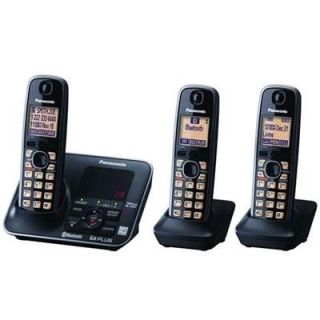 Panasonic KX TG7623B 1.9 GHz Trio Single Line Cordless Phone