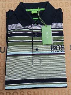 NEW HUGO BOSS MENS GREEN STRIPED PARRY PADDY GOLF SUIT CLUB BAG PRO 