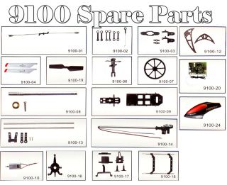   Horse 9100 Helicopter Spare Parts 9100 06 9100 07 9100 08 9100 14 17