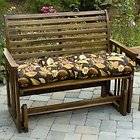 46 Inch Outdoor Swing/Bench Cushion, Timberland Floral   by Greendale 